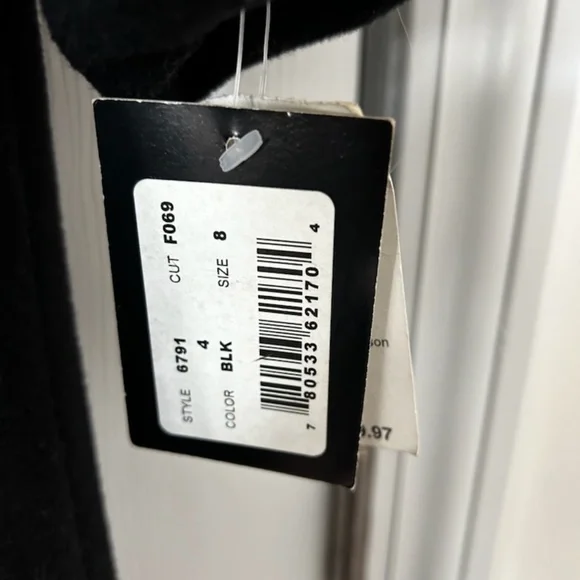 Kristen Blake - Long Black Wool Coat - NWT - Picture 5 of 7